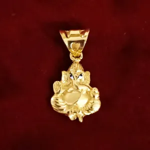 22 KT Gold Unisex Lord Ganesha Pendant (D23)