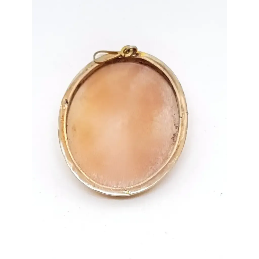 Antique Victorian carved shell cameo, pendant and brooch. sxx. Jeweler's.