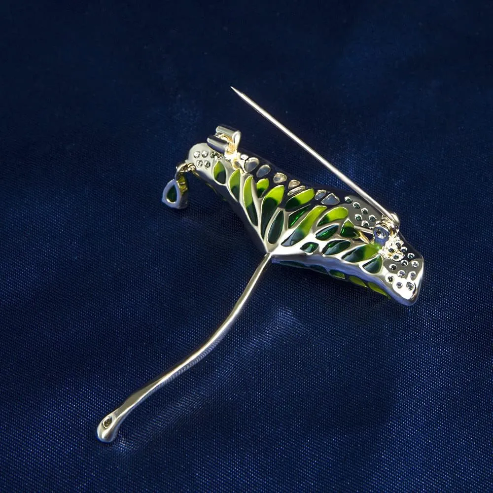 Brooches for Women, Shiny Cubic Zirconia Brooch Pins for Women Fashion Brooch Pin Broach Jewelry Gift
