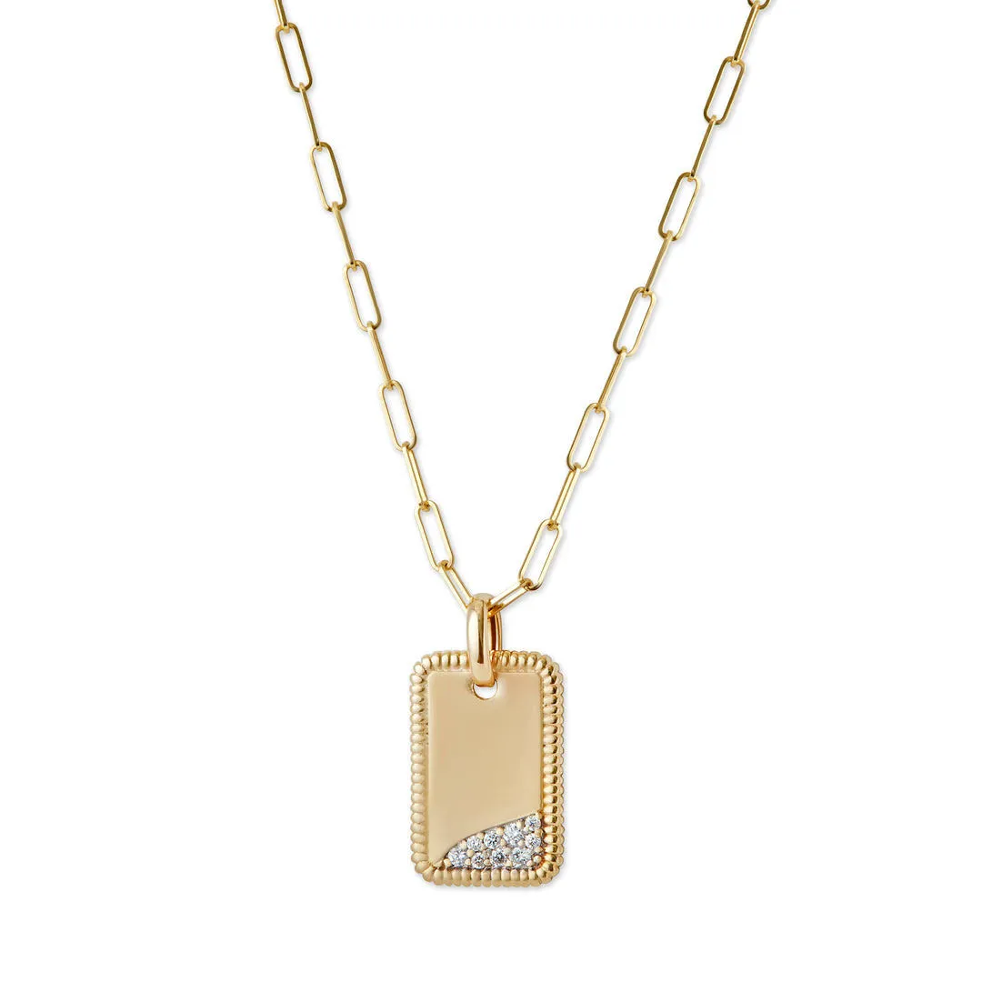 Diamond Dog Tag