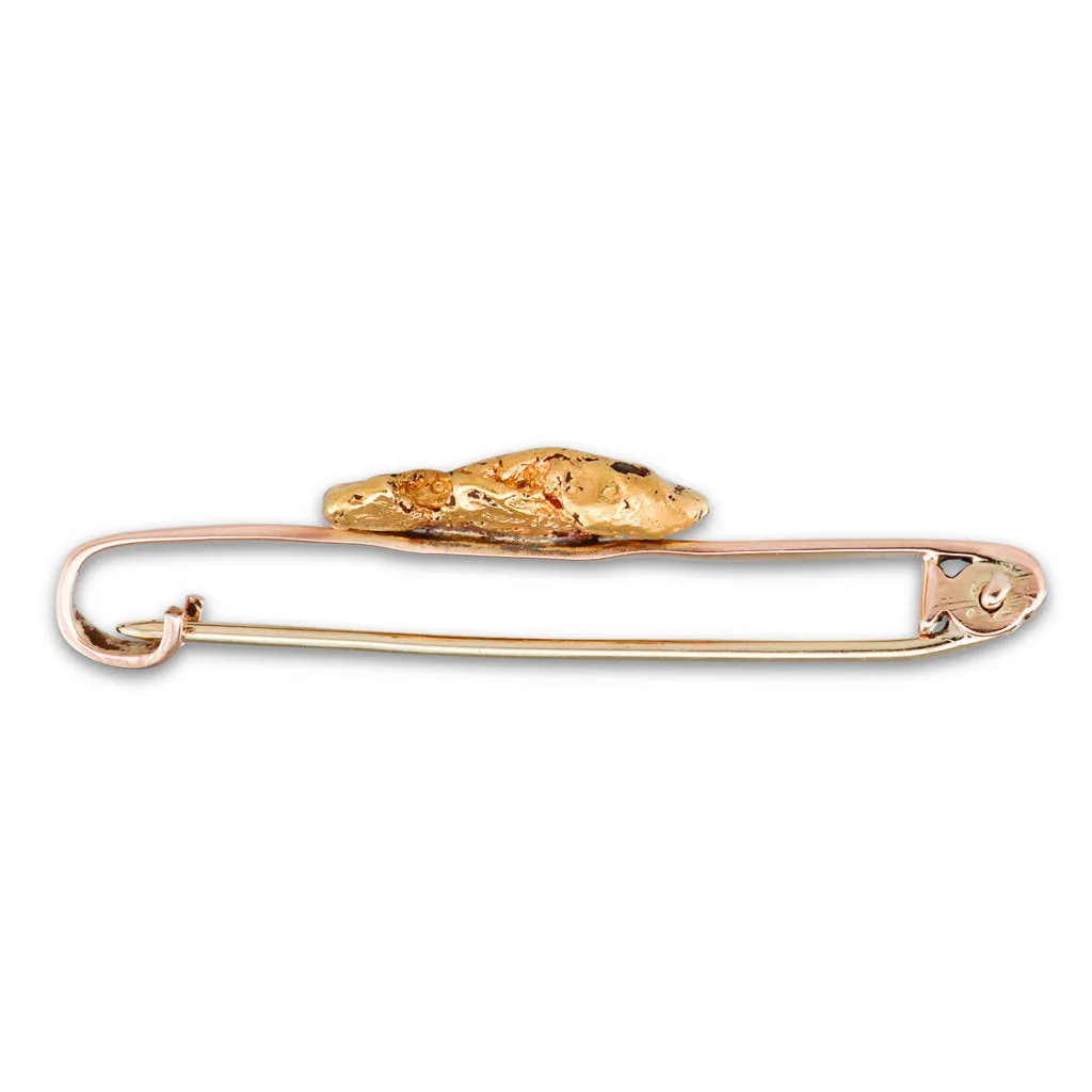 Gold Nugget Brooch