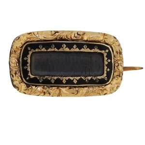 Mourning Brooch